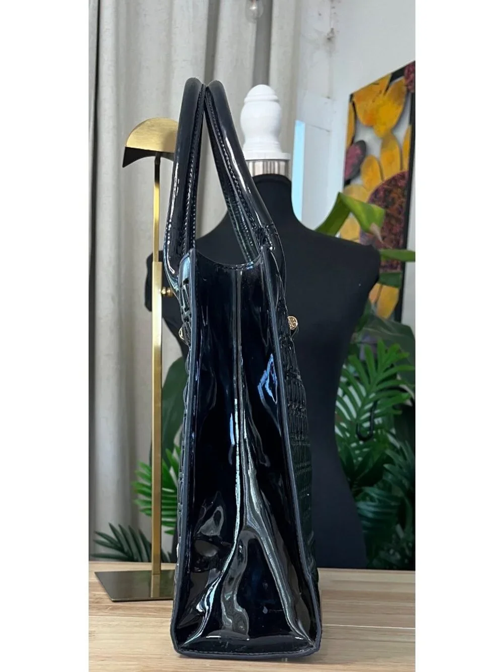 BOTH TORY BURCH Black Robinson Cut Out Tote ✺✺